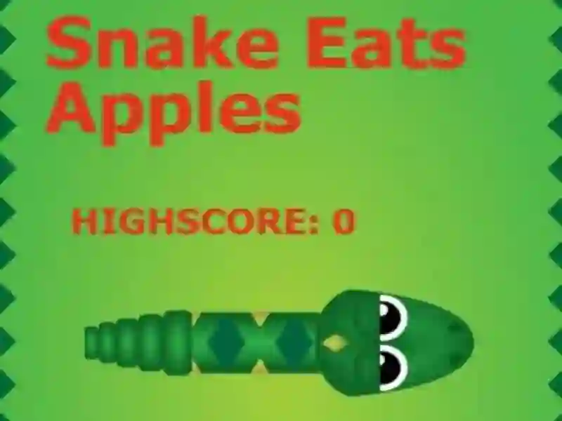 Spel Snake Eats Apples online