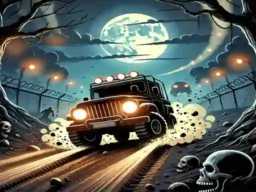 Spel Racing Car Destroying Zombie online
