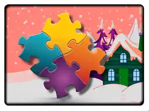 Spel Winter Jigsaw Time online