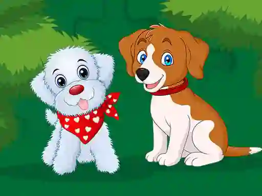 Spel Cute Puppies Jigsaw online
