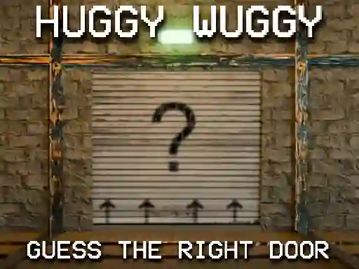 Spel Huggy Wuggy Guess the right door online