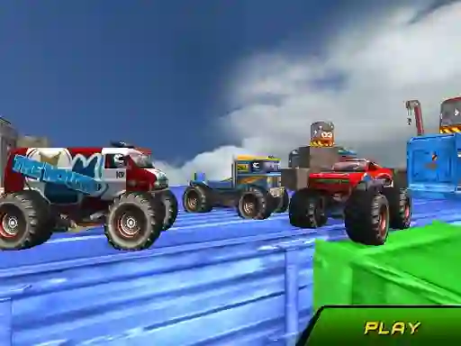Spel Monster Truck Stunts Sky Driving online
