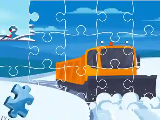 Spel Winter Trucks Jigsaw online