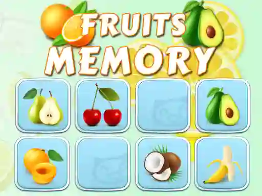 Spel Fruits Memory online