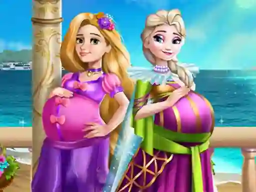 Spel Palace Princesses Pregnant BFFS online