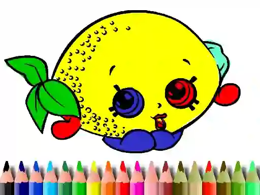 Spel Back To School: Fruits Coloring Book online