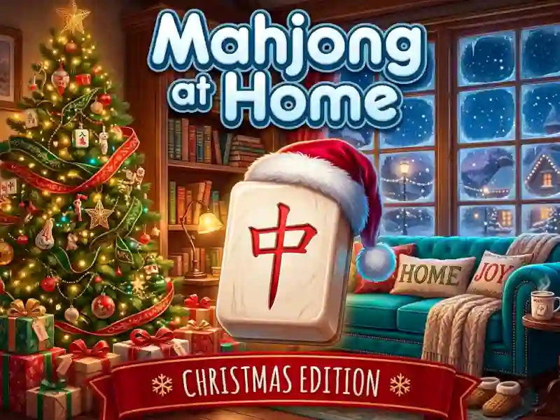 Spel Mahjong At Home Xmas Edition online