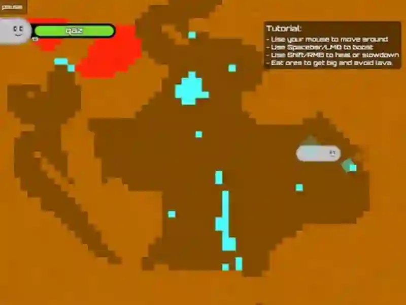 Spel Digworm.io online