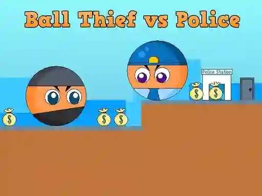 Spel Ball Thief vs Police online