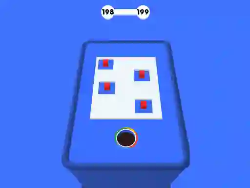 Spel Hole 3d Color Block Game online