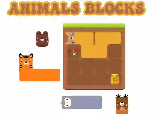 Spel Animals Blocks online