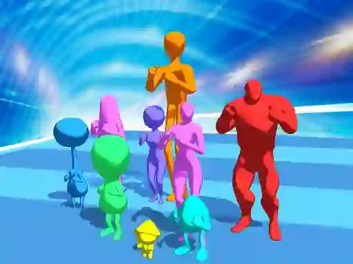 Spel Stickman Crowd Fight online