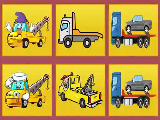 Spel Tow Trucks Memory online