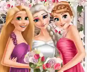 Spel Eliza and princesses wedding online