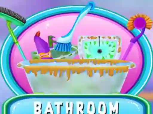Spel Bathroom Clean Up online