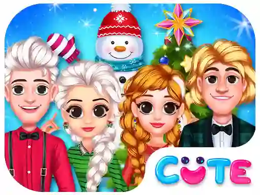 Spel Frozen Princess Christmas Celebration online