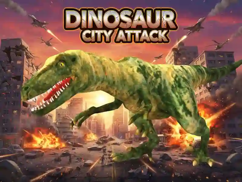 Spel Dinosaur City Attack online
