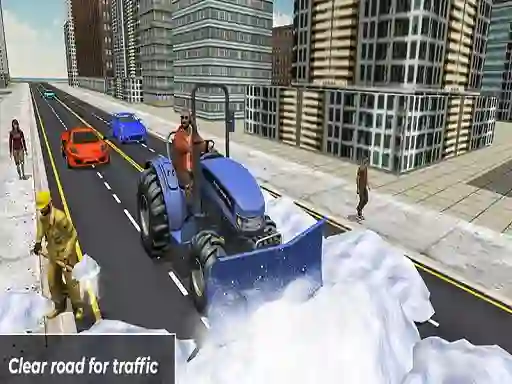 Spel Grand Snow Clean Road Driving Simulator online
