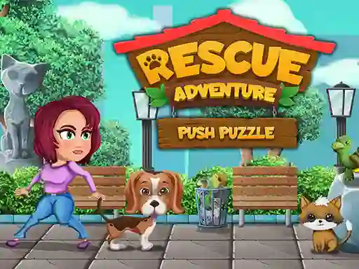Spel Rescue Adventure Push Puzzle online