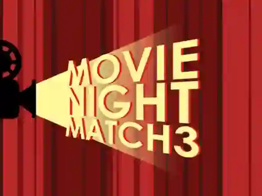 Spel Movie Night Match 3 online