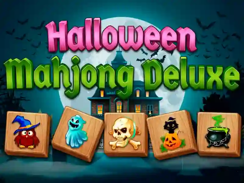 Spel Halloween Mahjong Deluxe online