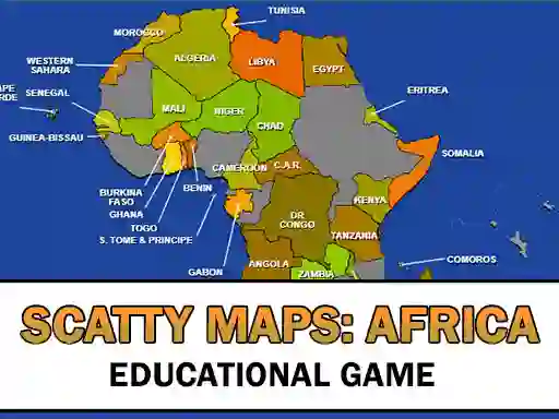 Spel Scatty Maps Africa online