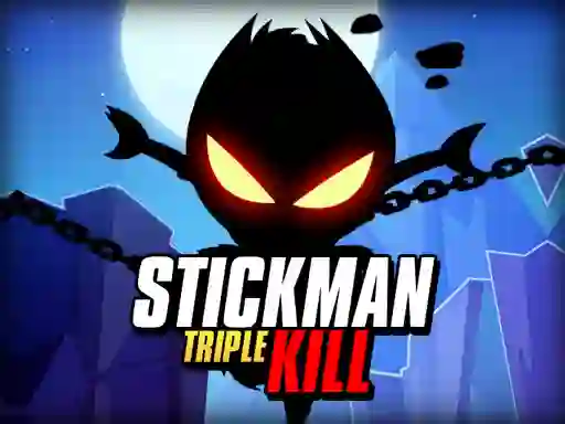 Spel Stickman Triple Kill online
