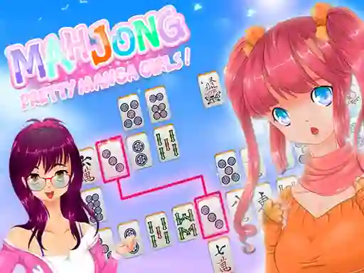 Spel Mahjong Pretty Manga Girls online