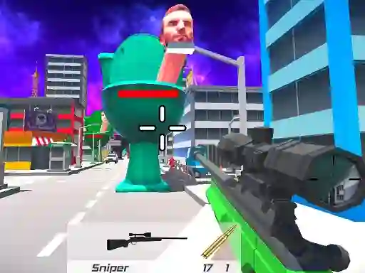 Spel Skibidi Toilet FPS Shooting Survival online