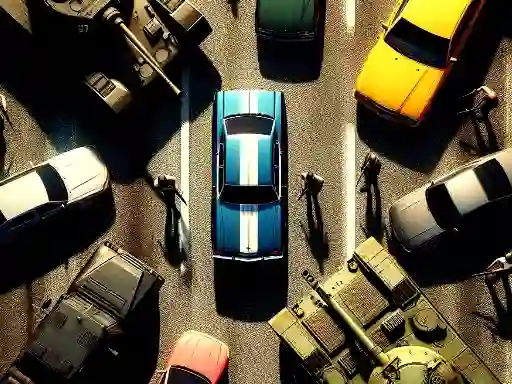 Spel GTA Car Rush online