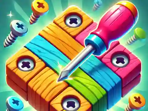 Spel Unscrew Wood Puzzle online