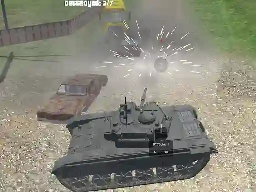 Spel Tank Shooting Simulator online