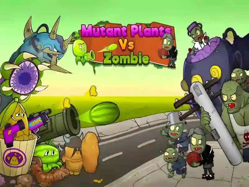 Spel Mutant Plants Vs Zombie online