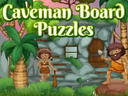 Spel Caveman Board Puzzles online