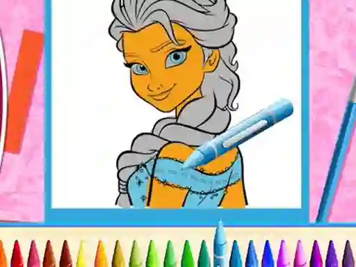 Spel The Princess Sisters Coloring online