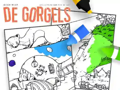 Spel Coloring Gorgels online