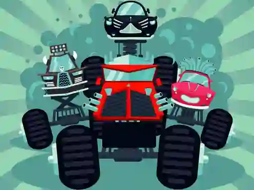 Spel Crazy Monster Trucks Memory online