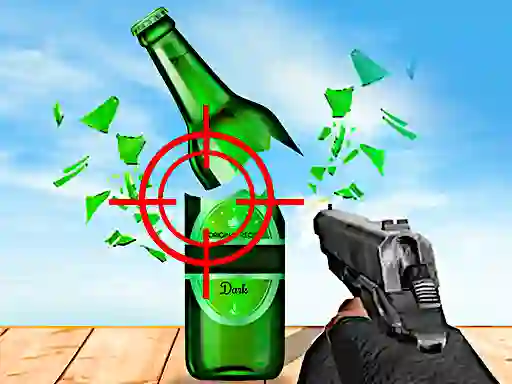 Spel Real Bottle Shooter 3d online