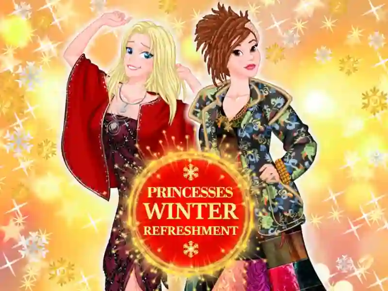 Spel Princesses winter refreshment online