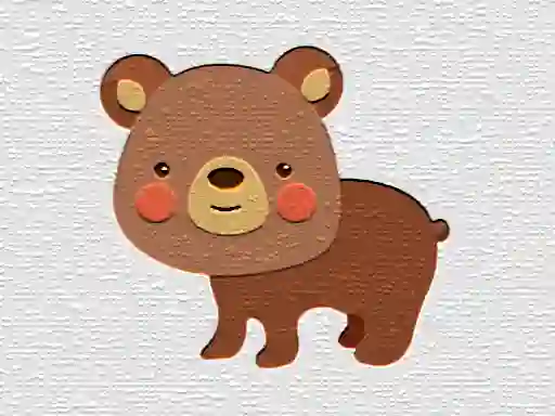 Spel Cartoon Bear Puzzle online