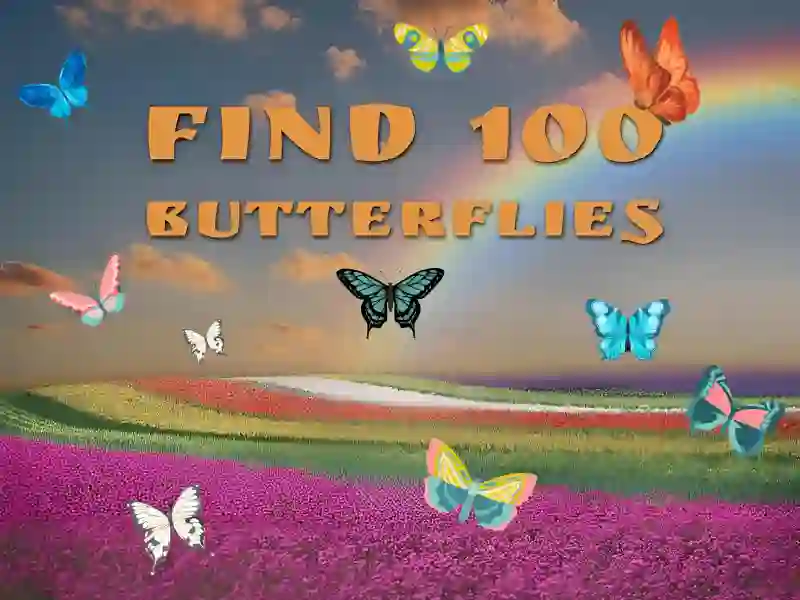 Spel Find 100 butterflies online