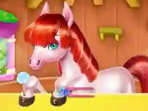 Spel Pony Cooking Rainbow Cake online