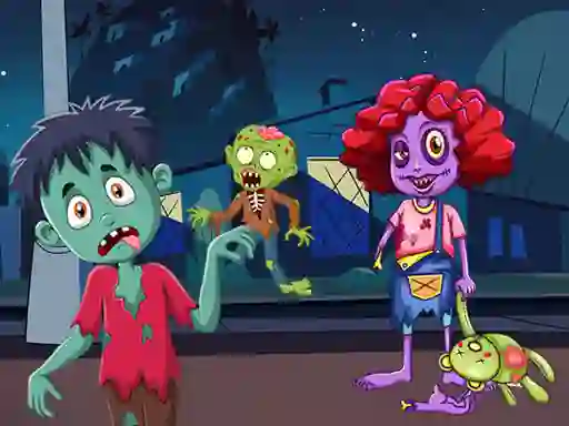 Spel Zombie Fun Jigsaw online