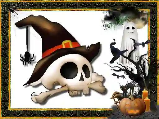 Spel Halloween Puzzle Challenge online