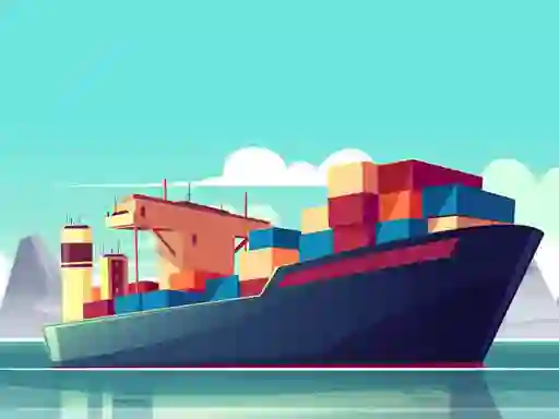 Spel Cargo Ships Jigsaw online