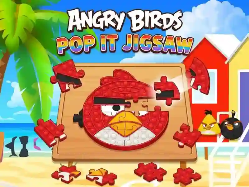 Spel Angry Birds Pop It Jigsaw online