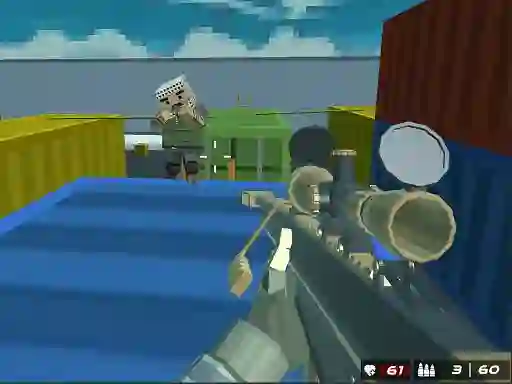 Spel Shooting Blocky Combat Swat Gungame Survival online