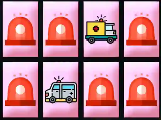 Spel Ambulance Trucks Memory online