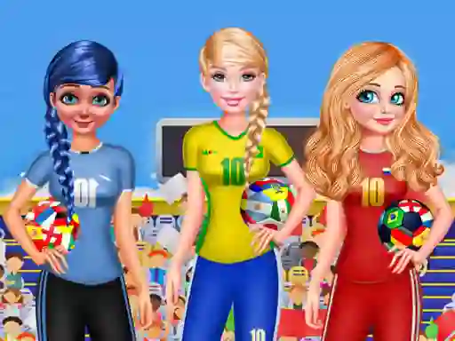 Spel BFF Princess Vote For  FIFA 2018 Quarter Finals online