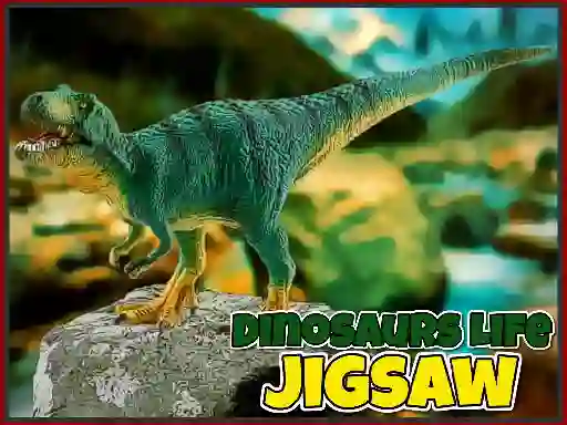 Spel Dinosaurs Life Jigsaw online